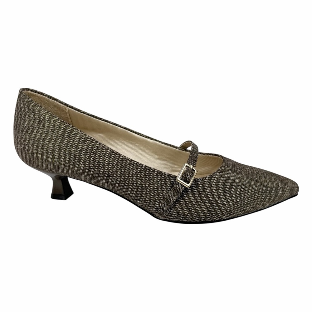 LifeStride Women's Madelyn Mary Jane Kitten Heel Pumps Shimmer Size 7M